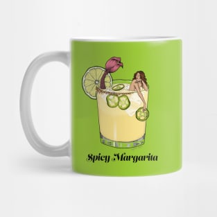 Spicy Margarita Cocktail Mermaid Mug